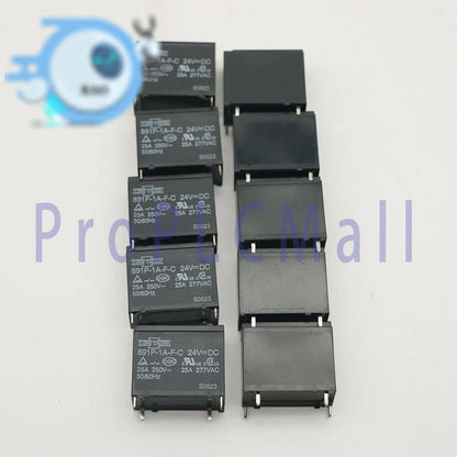 10PCS SONG CHUAN 891P-1A-F-C 24VDC Power Relay 4Pin 25A 250V~