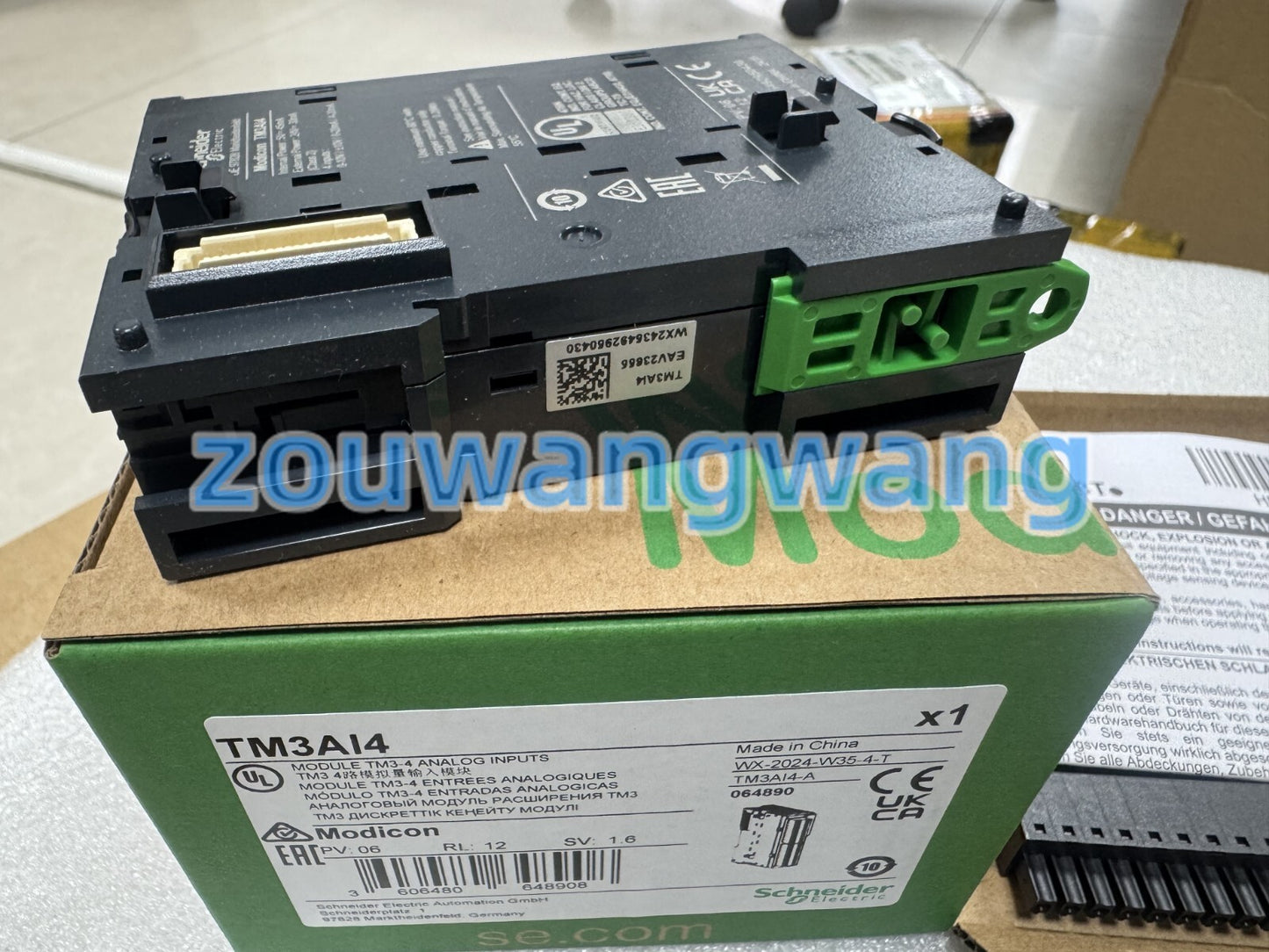 new TM3AI4 module controller, of TM3AI4