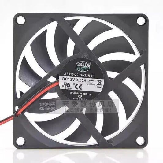 Cooler Master A8010-20RA-2JN-F1 DC12V 0.25A 2-Wire Silent Cooling Fan - COOLER MASTER