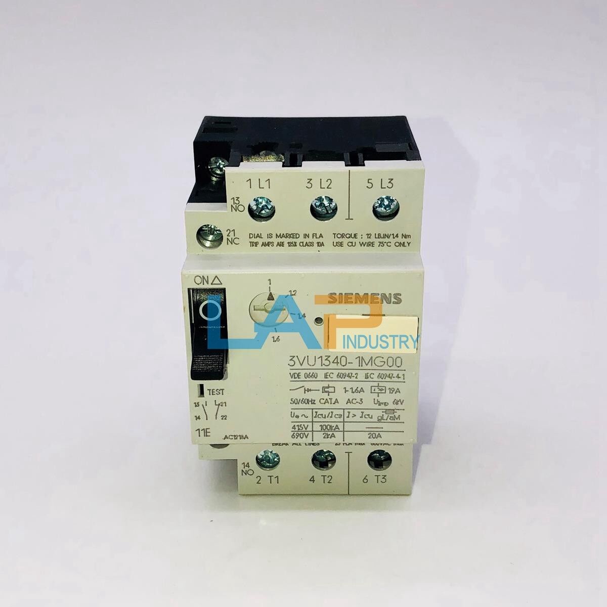 new 1PC  FOR SIEMENS 3VU1340-1MG00 1-1.6A Circuit Breaker