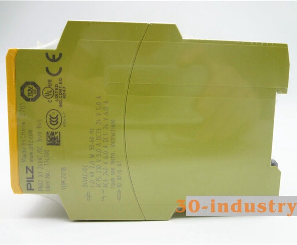 QTY:1 NEW FOR Pilz Safety Relay PNOZ X1 774300 24VAC/DC Pilz