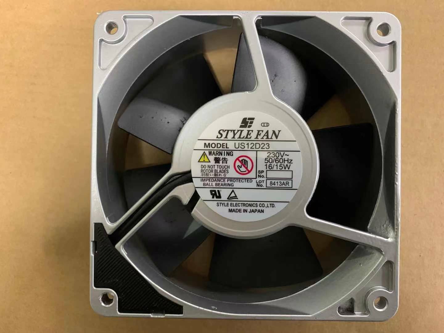 new US12D23 12038 230V 16 15W aluminum machine cooling fan for STYLE FAN - STYLE FAN