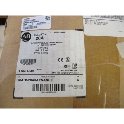 Allen Bradley PowerFlex 70 AC Drive AB - AARON BRADLEY