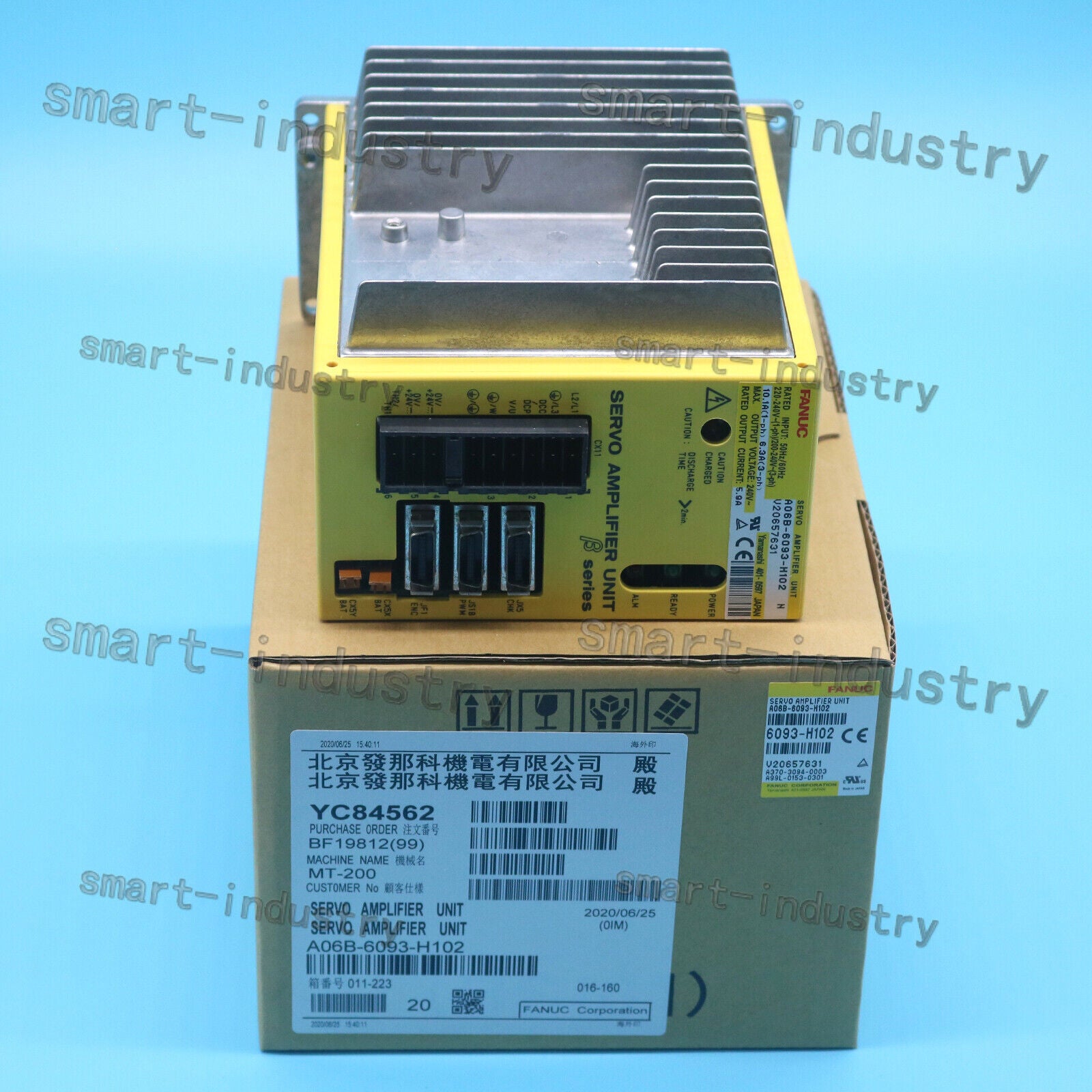 new 1PCS A06B-6093-H102  FOR FANUC SERVO AMPLIFIER UNIT