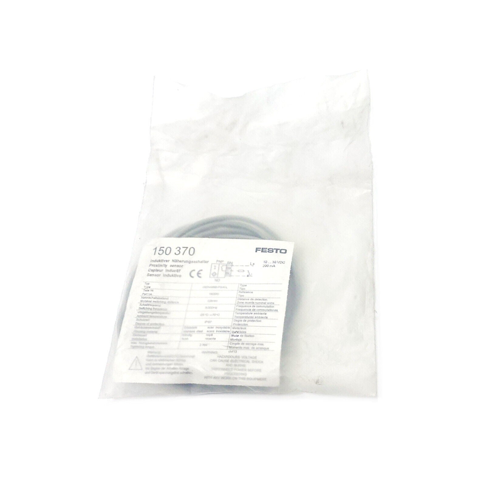 new 1pc FESTO Proximity switch SIEN-M5B-PS-K-L 150370 spot stock - FESTO