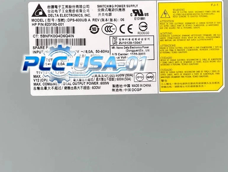 1PCS Delta DPS-600UB A 623193-001 Power Supply Fast shipping