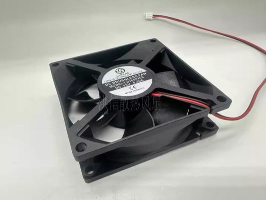 LANGJIE LD158025S 8025 DC15V 0.30A 8CM 2-pin silent cooling fan