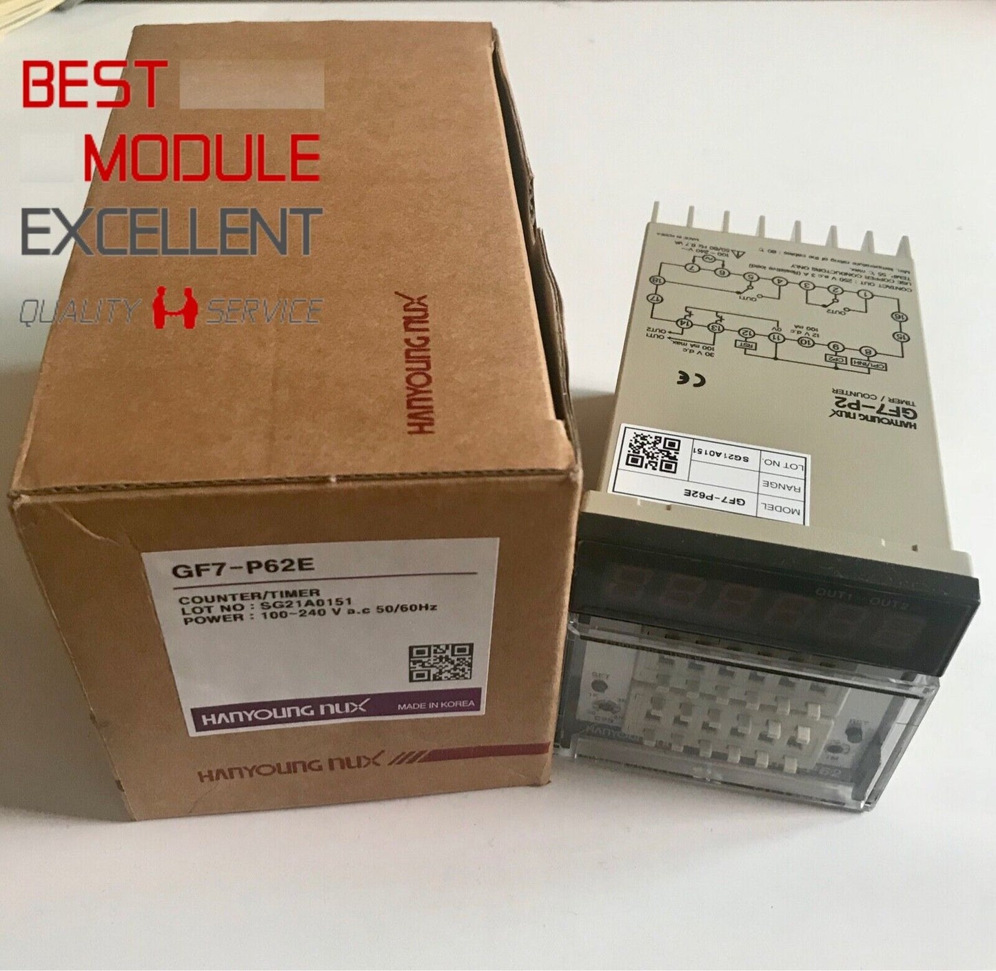HANYOUNG GF7-P62E Quality Assurance - HANYOUNG