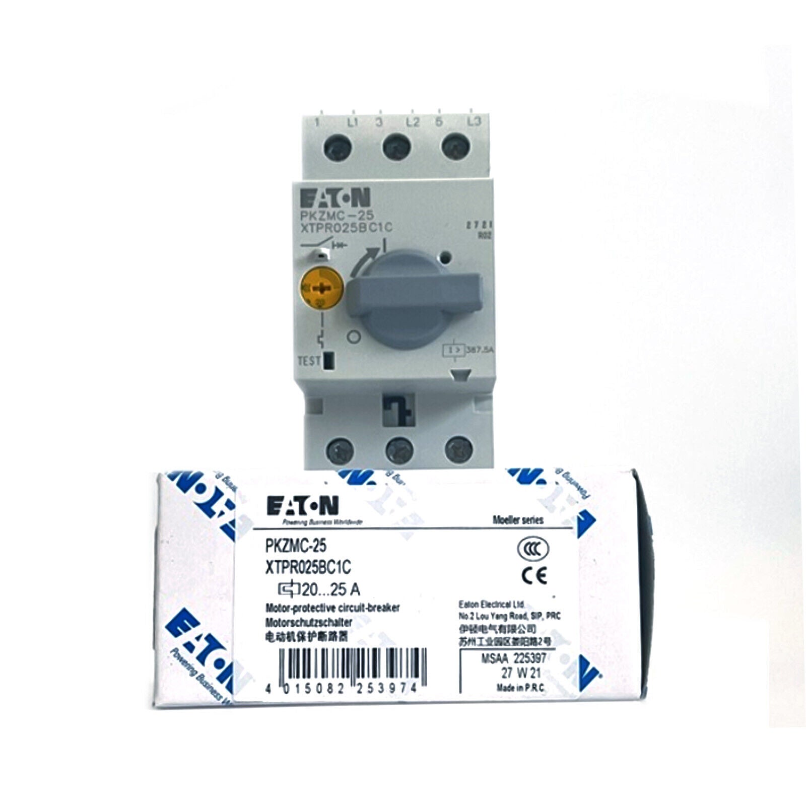 Brand Name ONES EATON MOELLER new 1pcs PKZMC-25 20-25A product overview and features - ONES EATON MOELLER