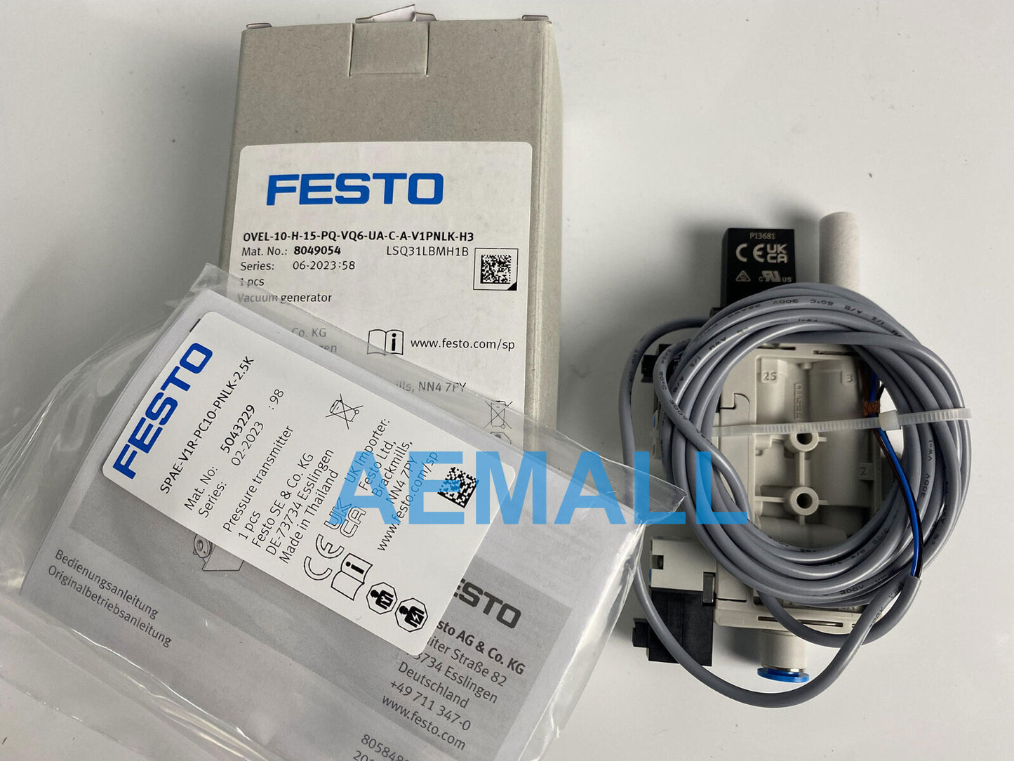 1pcs Festo OVEL-10-H-15-PQ-VQ6-UA-C-A-V1PNLK-H3 8049054 Vacuum Generator