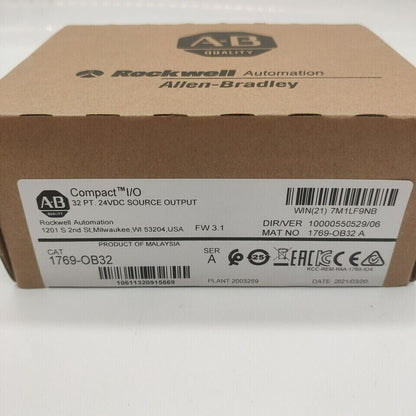 CompactLogix 32 Pt 24VDC Module - Factory Sealed - SER A - COMPACTLOGIX