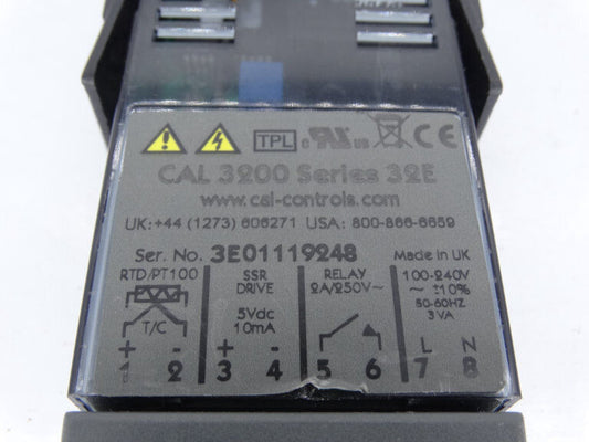 DANAHER CONTROLS CAL-3200 Temperature Controller with 0.1°C Accuracy and 4-20mA Output - DANAHER CONTROLS