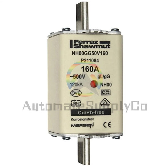 Ferraz Shawmut Mersen NH000GG50V160 Fuse ,160A 500V fuse-link gG Size NH000