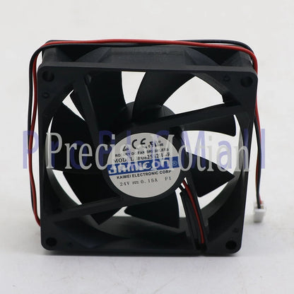 Jamicon JF0825S2H-R Inverter Silent Fan DC 24V 0.15A 80*80*25mm 2wire 1x