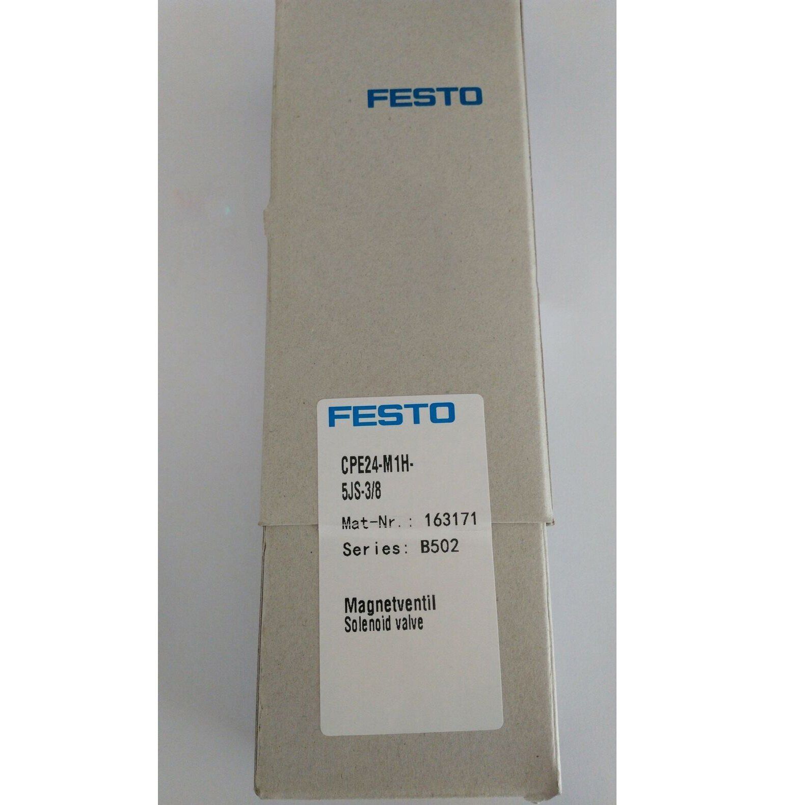 FESTO CPE24-M1H-5JS-3/8 Solenoid Valve - FESTO