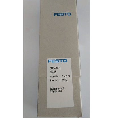 FESTO CPE24-M1H-5JS-3/8 Solenoid Valve - FESTO