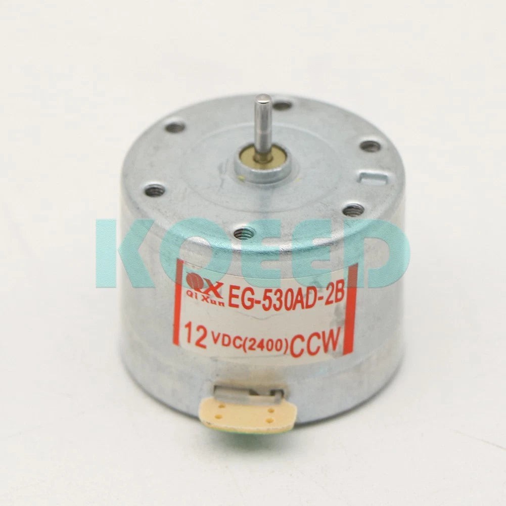 2400RPM EG-530AD-2B Recorder Motor Audio Spindle Motor for Tape Deck DC 12V CCW