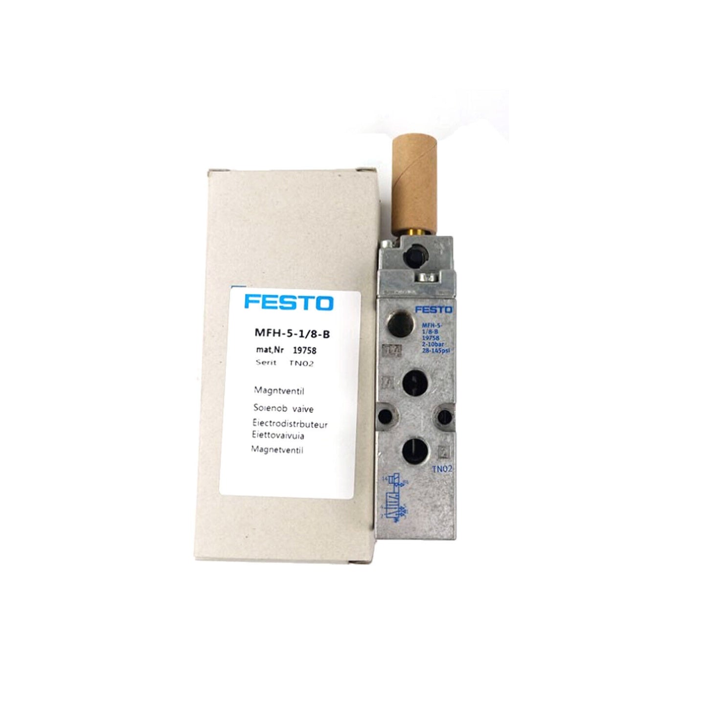 FESTO MFH-5-1/8-B 19758 Solenoid Valve Model MFH-5-1/8-B 19758 | FESTO Solenoid Valve | FESTO MFH-5-1/8-B 19758 - FESTO