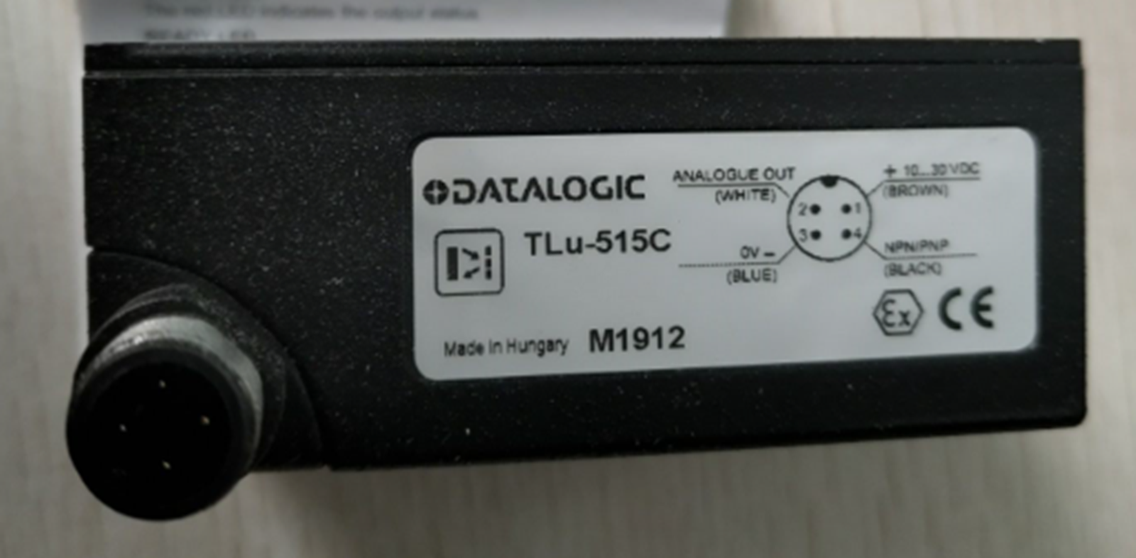 DATALOGIC TLU-515C Color Contrast Sensor - High-Performance Color Measurement Device - DATALOGIC