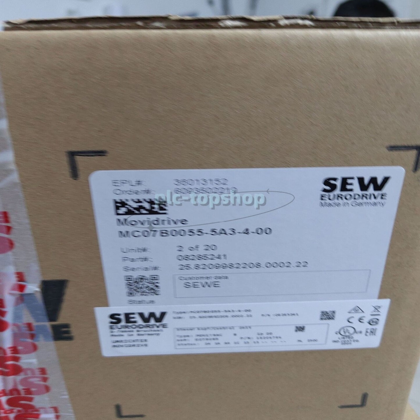 new 1PCS MC07b0055-5A3-4-00 SEW Frequency Converter PLC - SEW