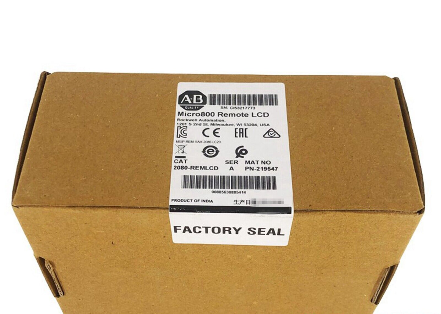 Allen-Bradley Micro800 Remote LCD Display - ALLEN-BRADLEY