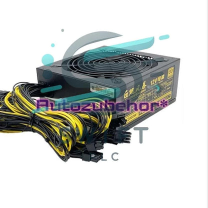 1Pc. ATX-2000W 4U Power Supply 16*8P 4*6P 12V 2000W For 8*GPU B75 B85 Platform