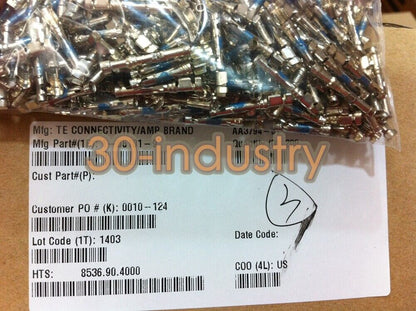 200PC Tinned Connector Terminal 1-66101-9 for 18-16AWG Wires - KOEED