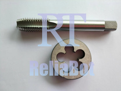 1pc M24 X 3mm Left Die and 1pc HSS M24 X 3mm Plug Left Tap Threading Tool