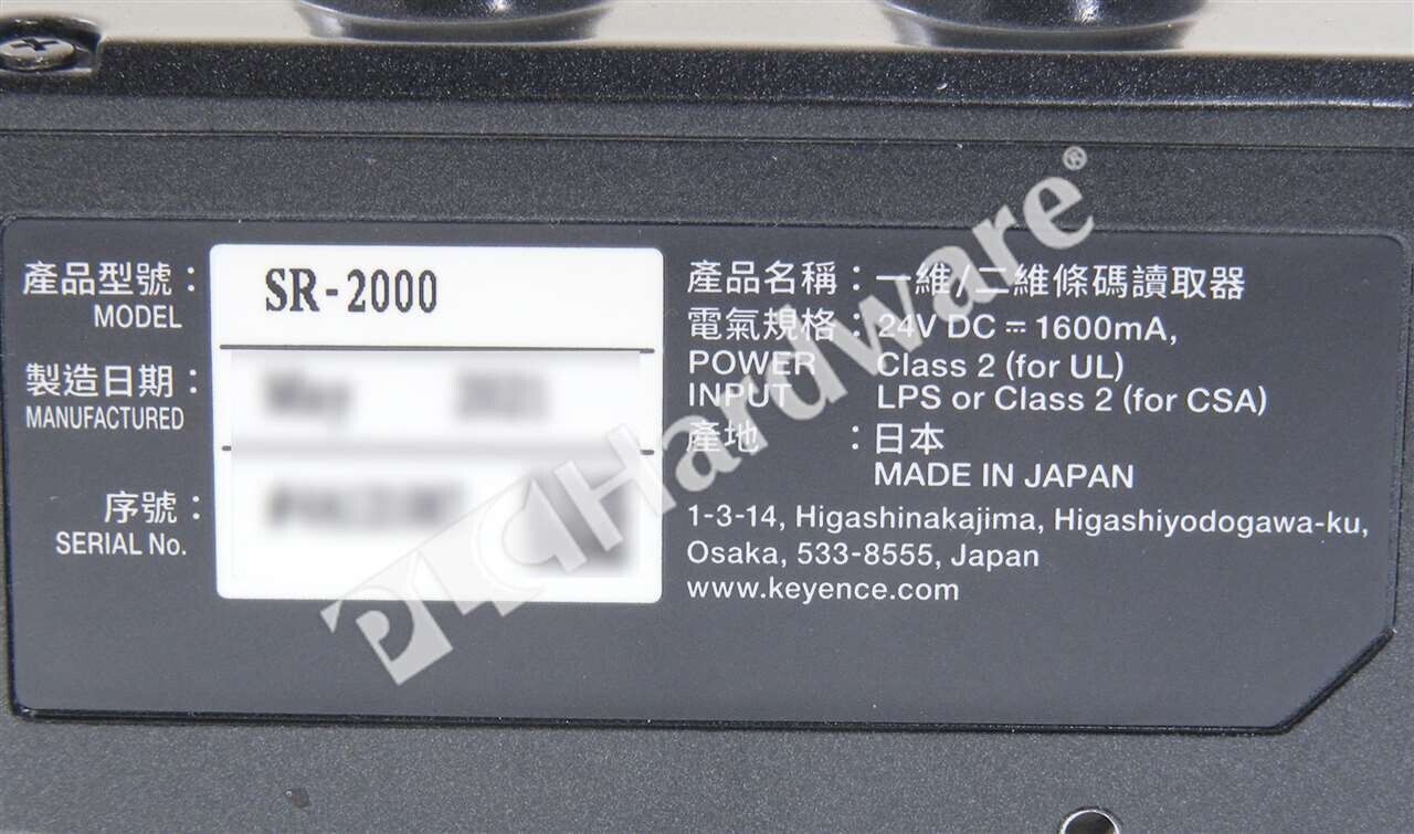 new Surplus Open Keyence SR-2000 2021 Barcode Reader 1D/2D Scanner CMOS Sensor - KEYENCE