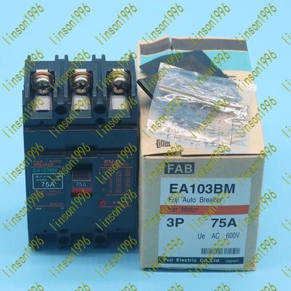 New FUJI EA103BM 75A 3P Circuit Breaker - FUJI