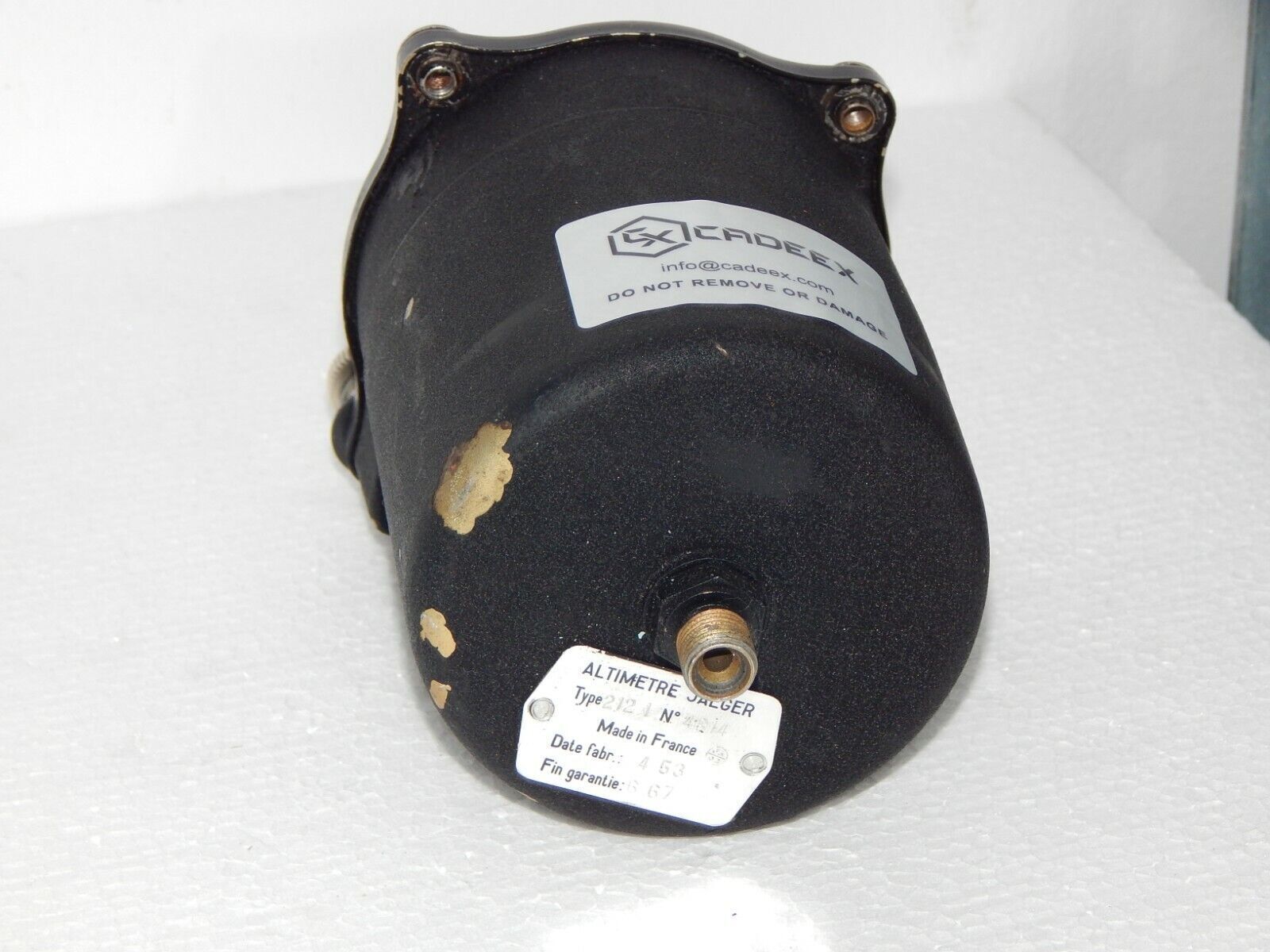 Used Aircraft Altimeter Indicator JAEGER Ation Flight Instrument - JAEGER