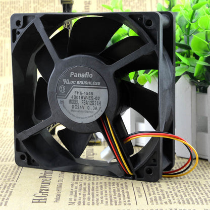 1PCS Panaflo FBA12G24H 12CM 12038 24V 0.3A cooling fan 3pin