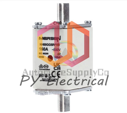 Ferraz Shawmut Mersen NH000GG50V160 Fuse ,160A 500V fuse-link gG Size NH000