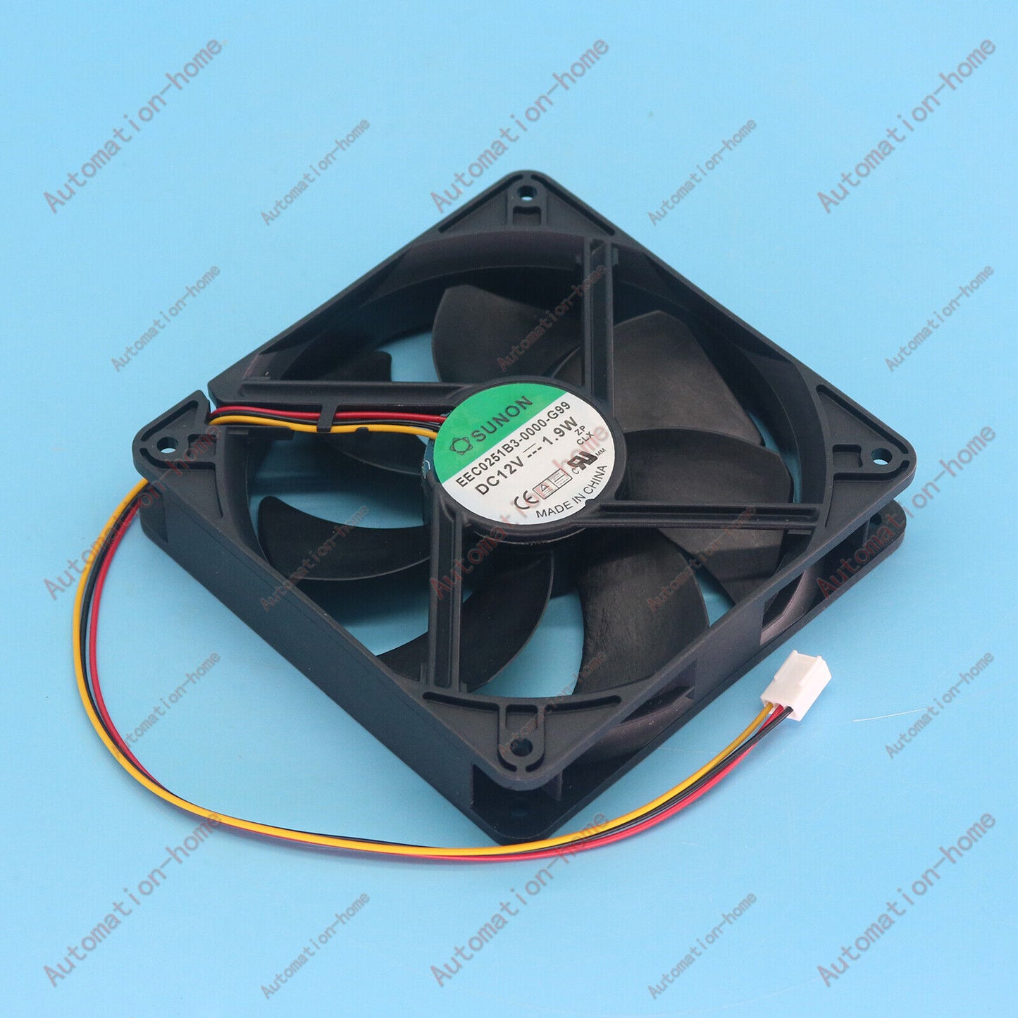 12v 1.9w 12cm 3-wire cooling fan by SUNON EEC0251B3-0000-G99 - SUNON