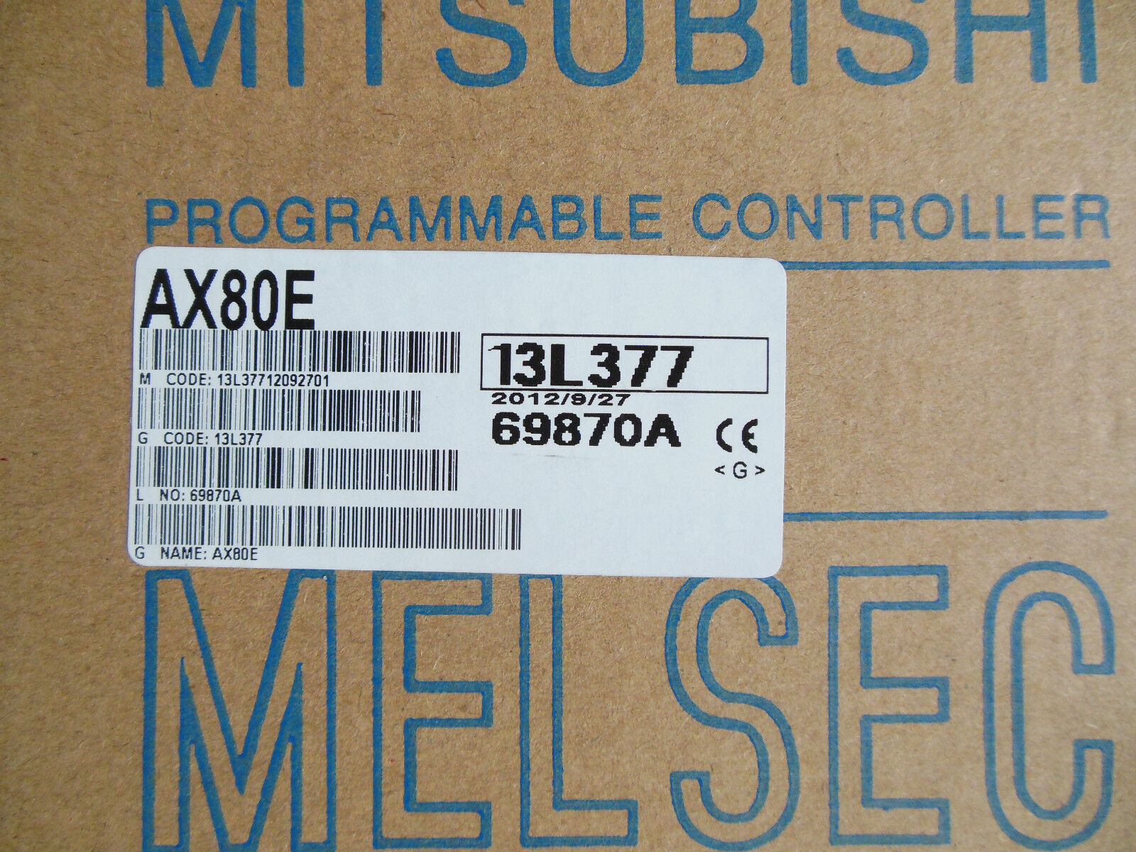 MITSUBISHI PLC AX80E - MITSUBISHI