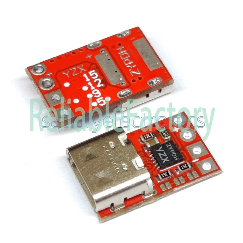 USB Mini Type-C PD2.0 3.0 to DC Decoy Fast Charge Trigger Poller Detection Modul