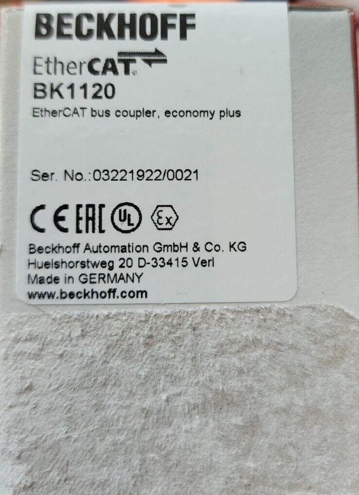 BK1120 PLC Module - Brand New USA PRIORITY NEW - BRAND NEW USA