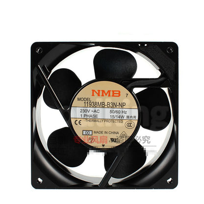 1pcs  NMB 11938MB-B3N-EA-00 Fan 12038 230V for 4 inch chassis cooling fan