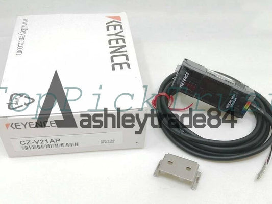 One Keyence CZ-V21AP Fiber Optic Amplifier Unit Digital Sensors