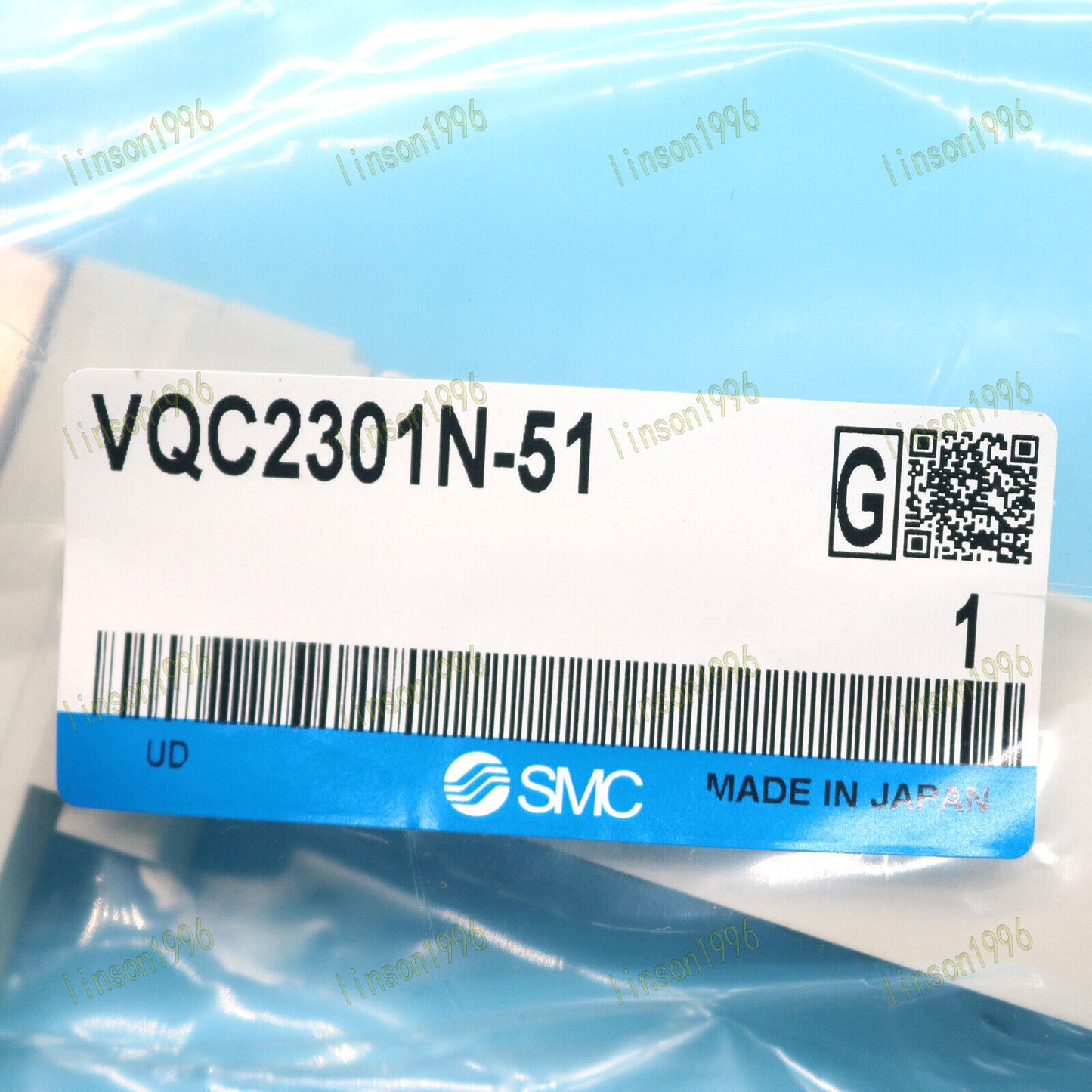 SMC VQC2301N-51 Solenoid Valve with 23/32 Inch Port Size and Stainless Steel Material for Industrial Applications - SMC