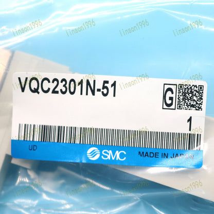 SMC VQC2301N-51 Solenoid Valve with 23/32 Inch Port Size and Stainless Steel Material for Industrial Applications - SMC