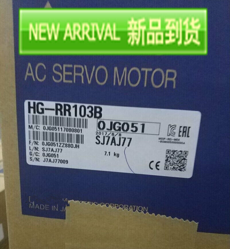 1PC Mitsubishi HG-RR103B Servo Motor - MITSUBISHI