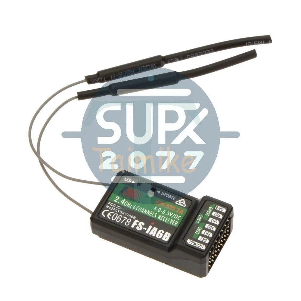 2.4G Flysky FS-iA6B 6CH Receiver PPM Output w/ iBus Port Compatible FS-i4/i6/i10