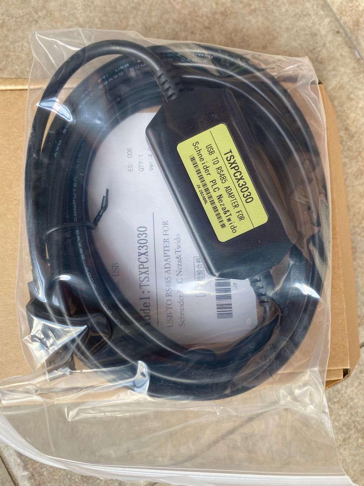 new TSXPCX3030 TSX PCX3030 MODICON COMMUNICATION USB PROGRAMMING CABLE - KOEED