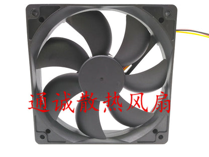 SANACE120 9S1212H401 12V 0.39A 12CM 3-wire double ball chassis cooling fan