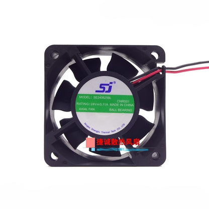 SJ SE240625BL 24V 0.11A 6CM 6025 Double ball case inverter cooling fan