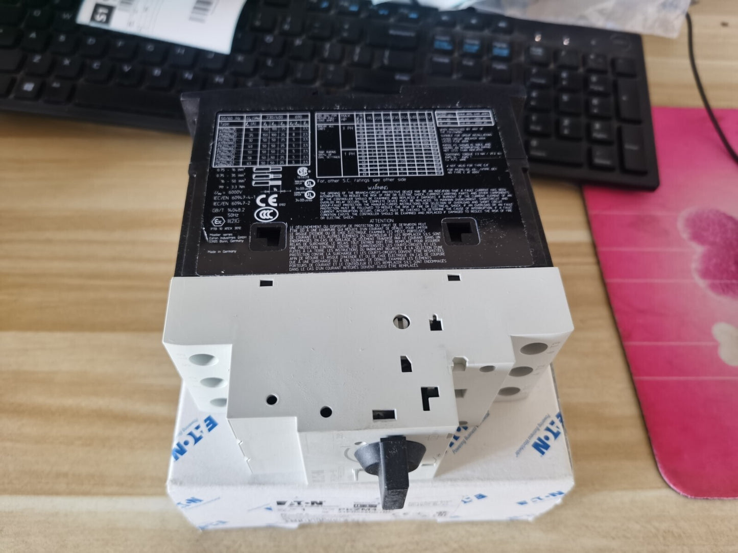 1PCS Eaton Moeller PKZM4-58 XTPR058DC1NL Circuit Breaker 50-58A
