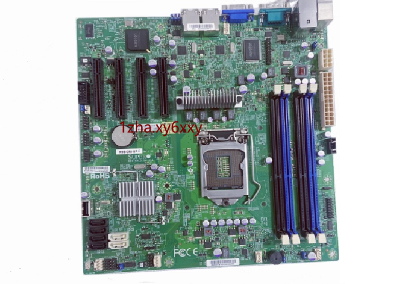 used 1pc X9SCM-iif 1155-pin C204 1200 I3 single channel MATX mini motherboard 1zk
