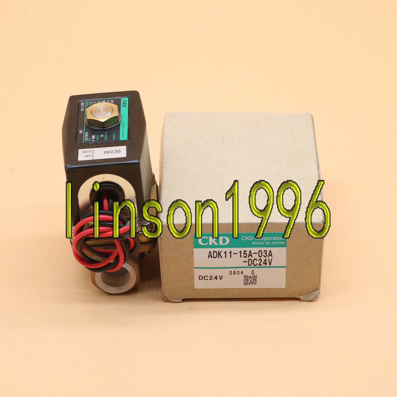 new 1pcs   CKD ADK11-15A-03A-DC24V solenoid valve In Box Ship CKD