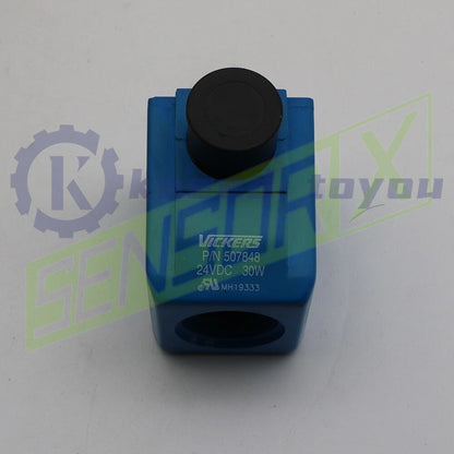 VICKERS P/N507848 24V Solenoid Valve Coil 1PCS